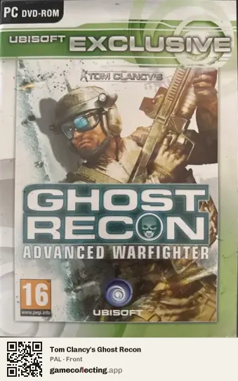 Tom Clancy's Ghost Recon Computer, PAL box front