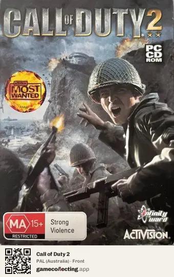 Call of Duty 2 Computer, Australia box front