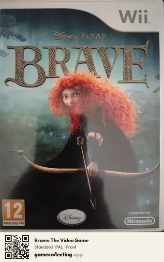 Brave: The Video Game Nintendo Wii, PAL box front