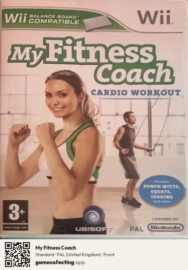 My Fitness Coach Nintendo Wii, United Kingdom box front
