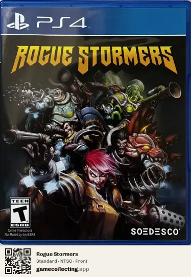 Rogue Stormers PlayStation 4, NTSC box front