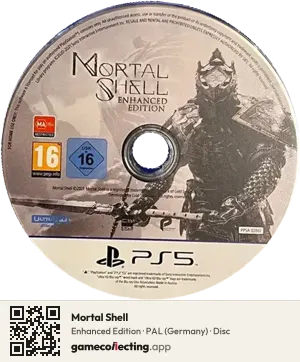 Mortal Shell PlayStation 5, PAL disc