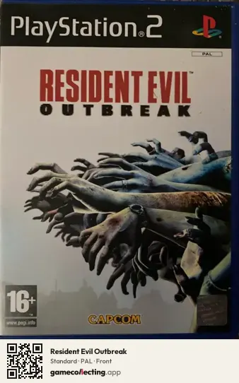 Resident Evil Outbreak PlayStation 2, PAL box front