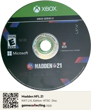Madden NFL 21 Xbox Series X, NTSC disc