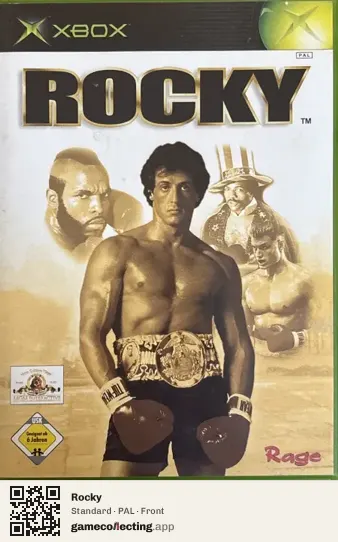 Rocky Xbox, PAL box front