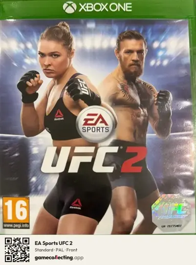 EA Sports UFC 2 Xbox One, PAL box front
