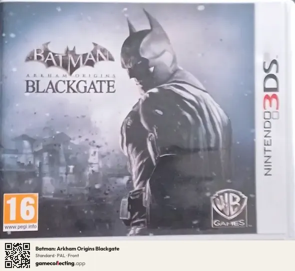 Batman: Arkham Origins Blackgate Nintendo 3DS, PAL box front