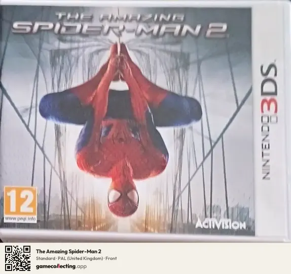 The Amazing Spider-Man 2 Nintendo 3DS, United Kingdom box front