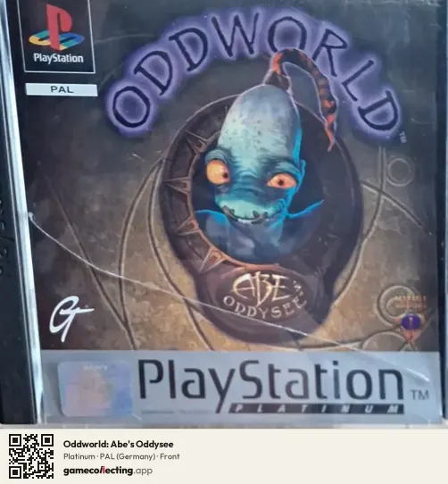 Oddworld: Abe's Oddysee PlayStation, Germany box front