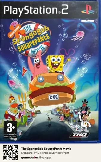 The SpongeBob SquarePants Movie PlayStation 2, Nordic countries box front