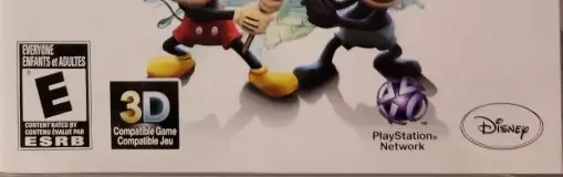 Disney Epic Mickey 2: The Power of Two, the ESRB box on its front
