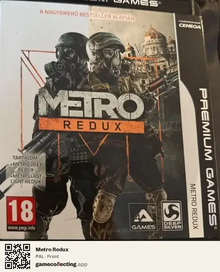 Metro Redux Computer, PAL box front