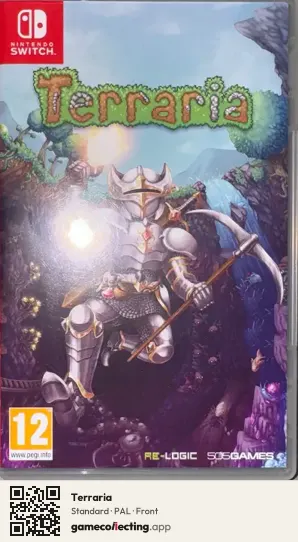 Terraria Nintendo Switch, PAL box front