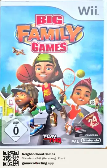 Neighborhood Games Nintendo Wii, Germany box front