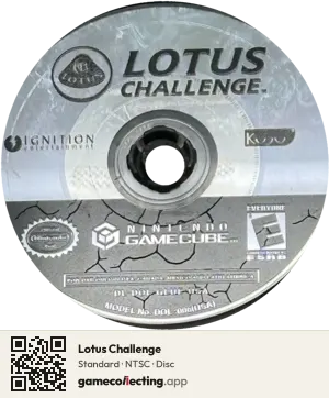 Lotus Challenge Nintendo GameCube, NTSC disc