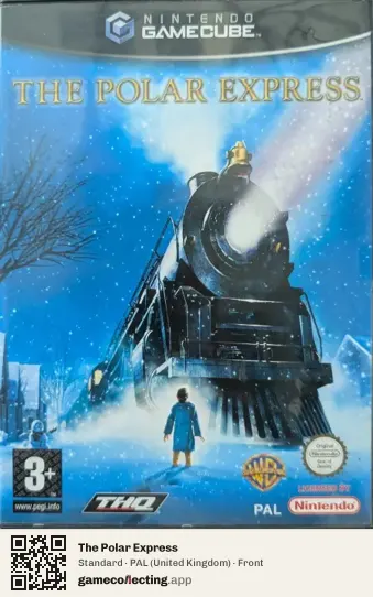 The Polar Express Nintendo GameCube, United Kingdom box front