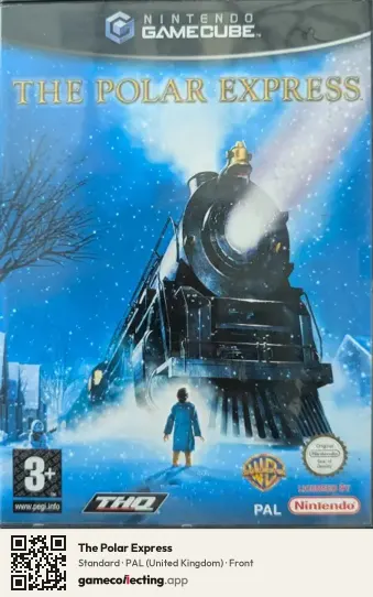 The Polar Express Nintendo GameCube, United Kingdom box front