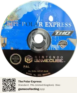 The Polar Express Nintendo GameCube, PAL disc