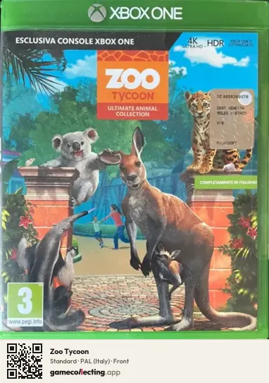 Zoo Tycoon Xbox One, Italy box front