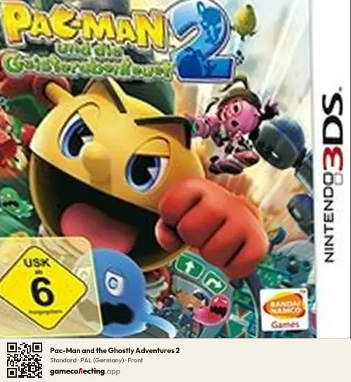 Pac-Man and the Ghostly Adventures 2 Nintendo 3DS, Germany box front