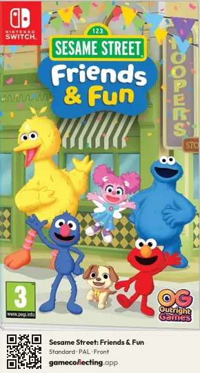 Sesame Street: Friends & Fun Nintendo Switch, PAL box front
