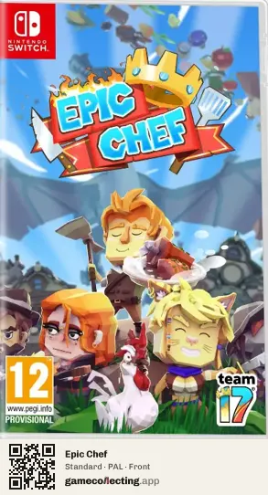 Epic Chef Nintendo Switch, PAL box front