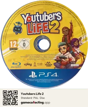 Youtubers Life 2 PlayStation 4, PAL disc