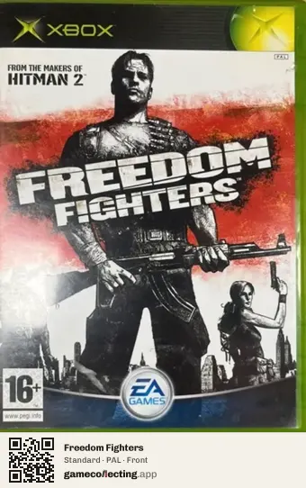 Freedom Fighters Xbox, PAL box front