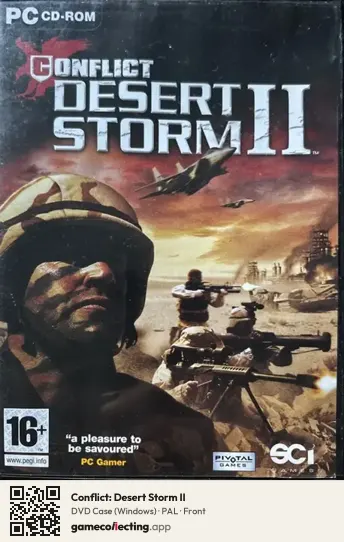 Conflict: Desert Storm II Computer, PAL box front