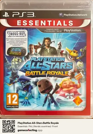PlayStation All-Stars Battle Royale PlayStation 3, Nordic countries box front
