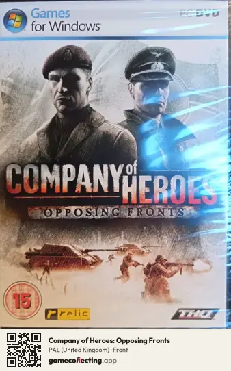 Company of Heroes: Opposing Fronts Computer, United Kingdom box front