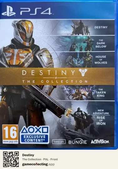 Destiny PlayStation 4, PAL box front