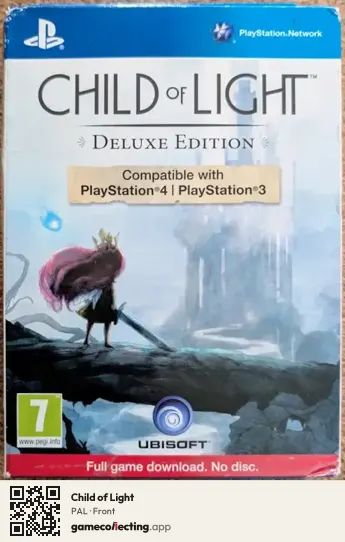 Child of Light PlayStation 4, PAL box front