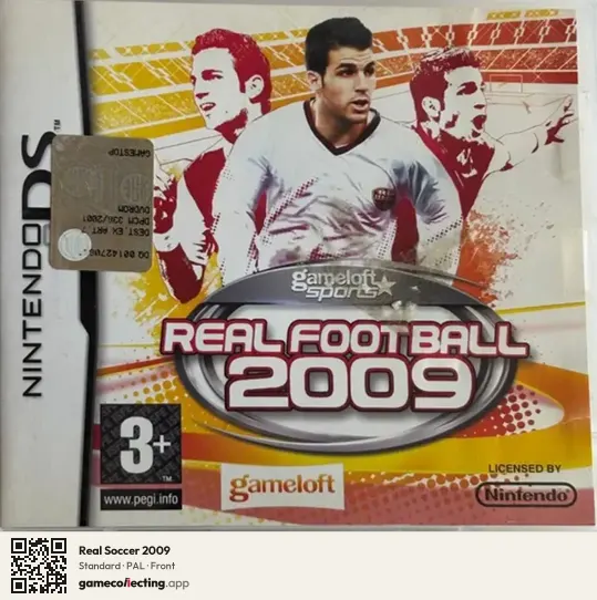 Real Soccer 2009 Nintendo DS, PAL box front