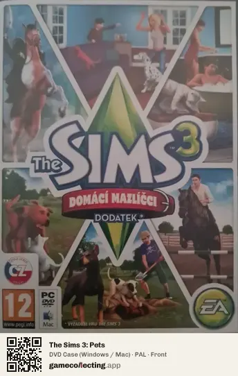 The Sims 3: Pets Computer, PAL box front