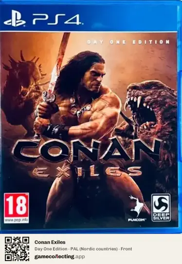 Conan Exiles PlayStation 4, Nordic countries box front