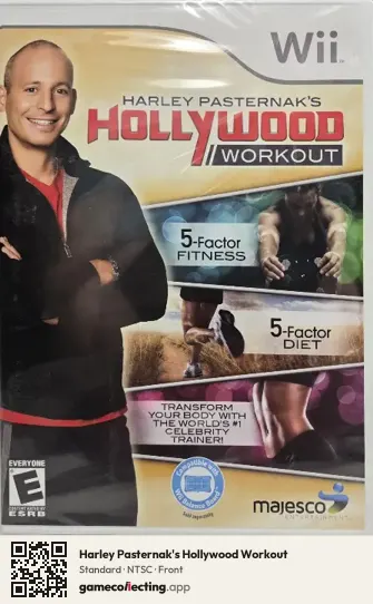 Harley Pasternak's Hollywood Workout Nintendo Wii, NTSC box front