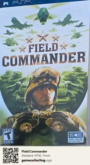 Field Commander PlayStation Portable, NTSC box front
