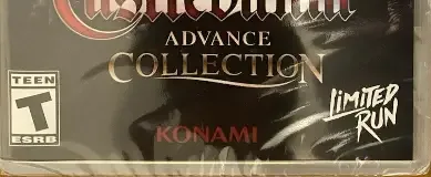 Castlevania Advance Collection, the ESRB box on its front