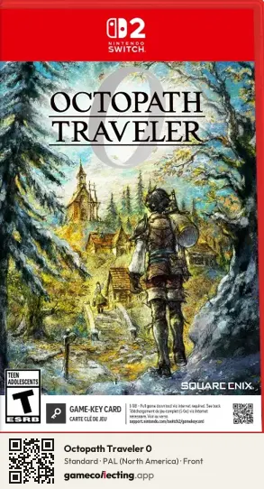 Octopath Traveler 0 Nintendo Switch 2, North America box front