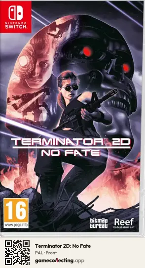 Terminator 2D: No Fate Nintendo Switch, PAL box front