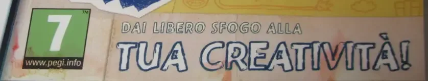 WarioWare: D.I.Y., the PEGI square on its front