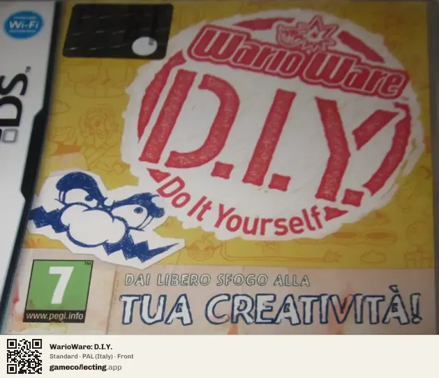 WarioWare: D.I.Y. Nintendo DS, Italy box front