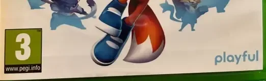 Super Lucky's Tale, the PEGI square on its front