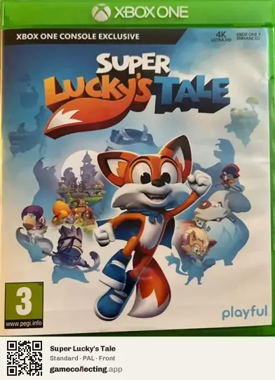 Super Lucky's Tale Xbox One, PAL box front