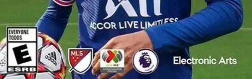 FIFA 22, the ESRB box on its front