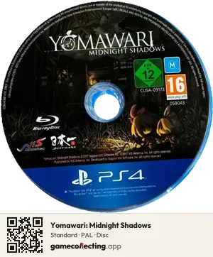 Yomawari: Midnight Shadows PlayStation 4, PAL disc