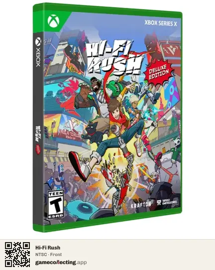 Hi-Fi Rush Xbox Series X, NTSC box front