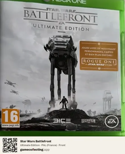 Star Wars Battlefront Xbox One, France box front
