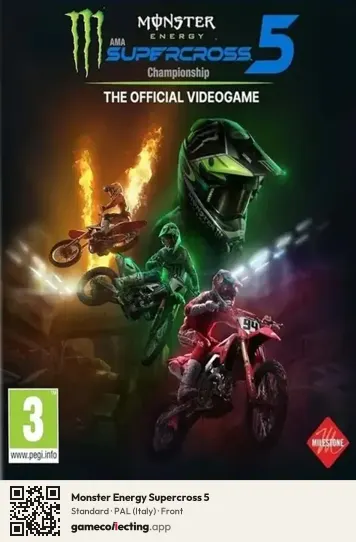 Monster Energy Supercross 5 PlayStation 5, Italy box front